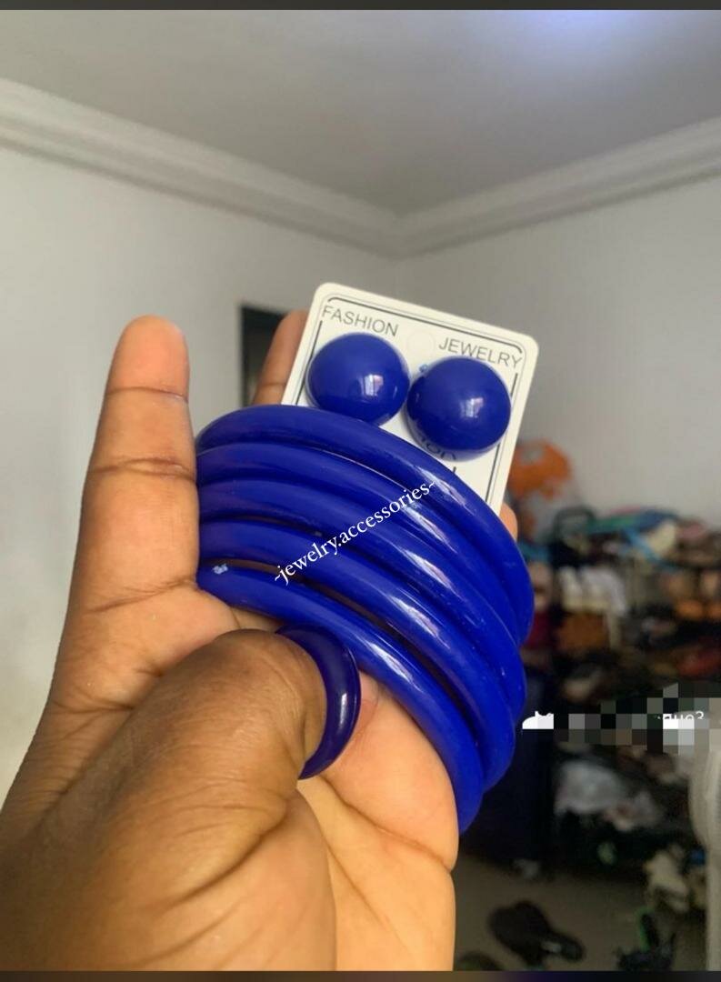 Bracelet et Boucles Ensemble Coloré