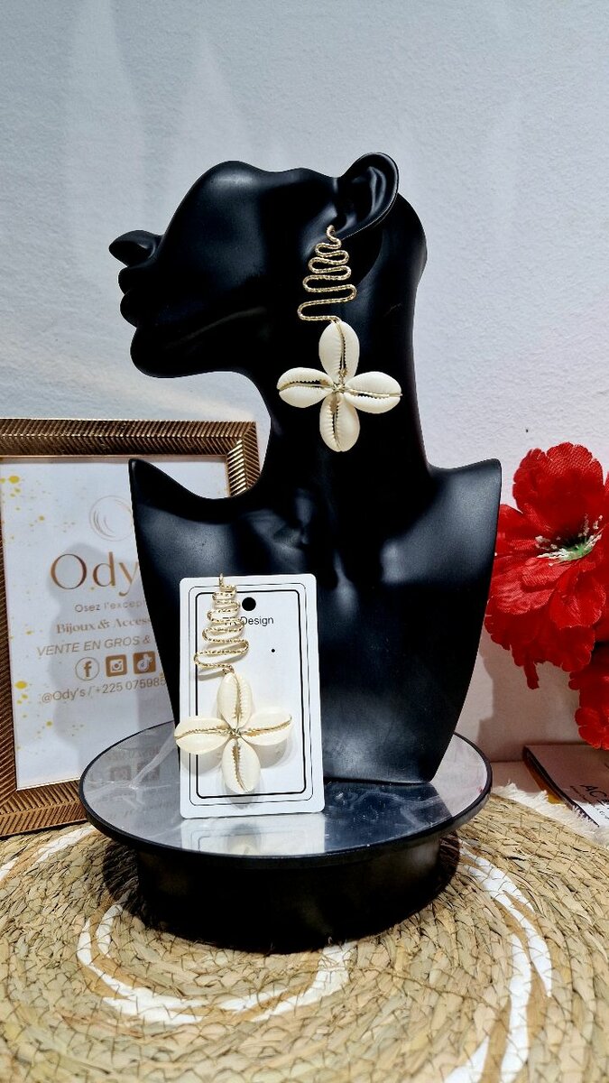 Boucled'oreille en coquillages