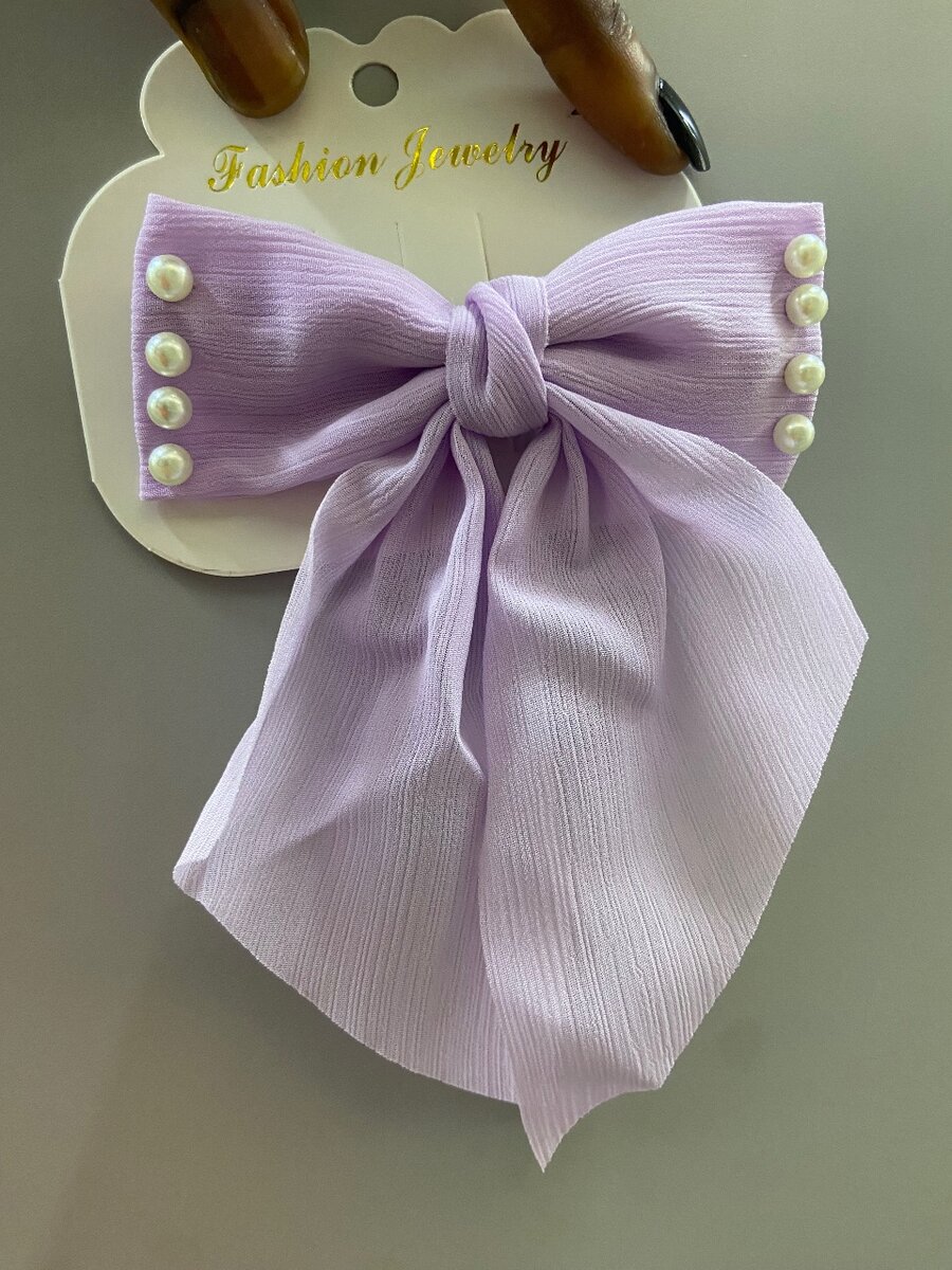 Ribbon hair clip