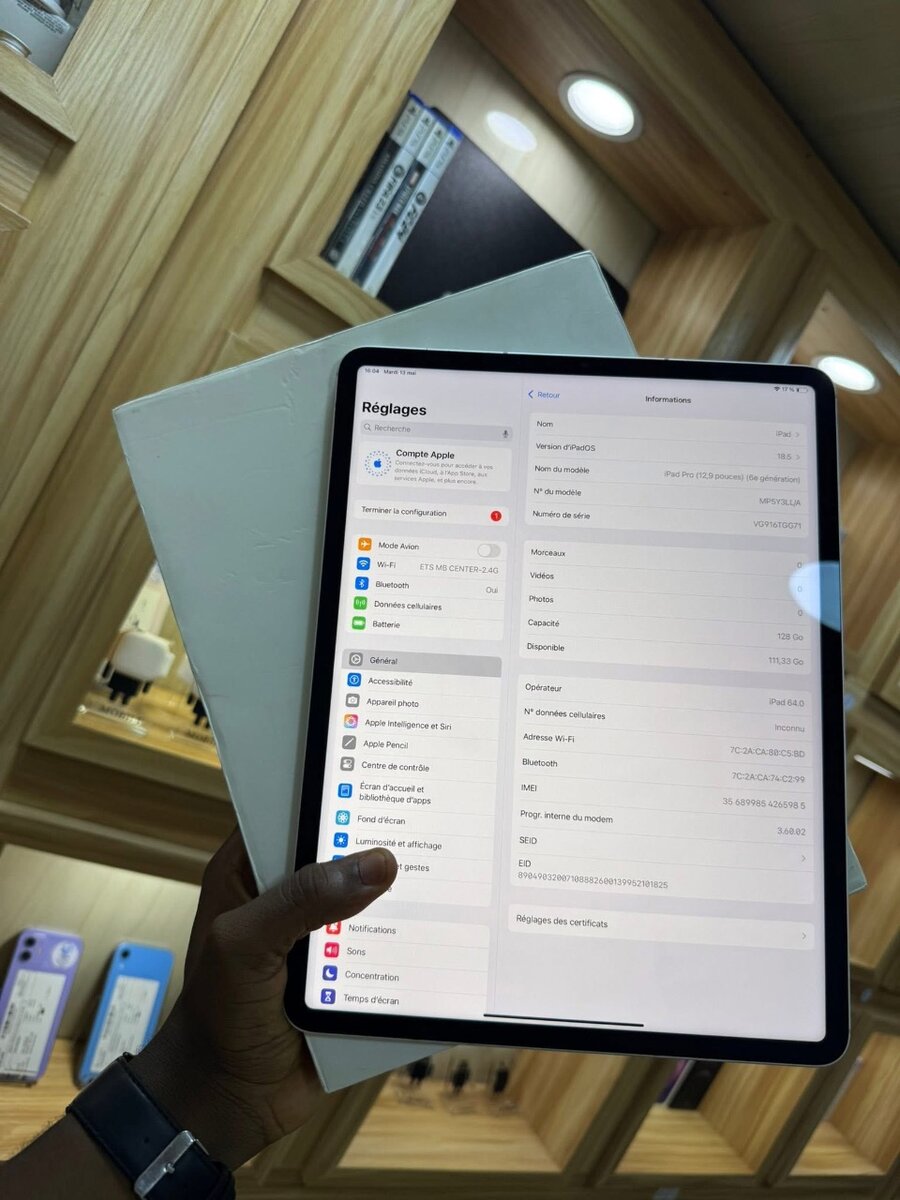 iPad Pro M2 6e Génération