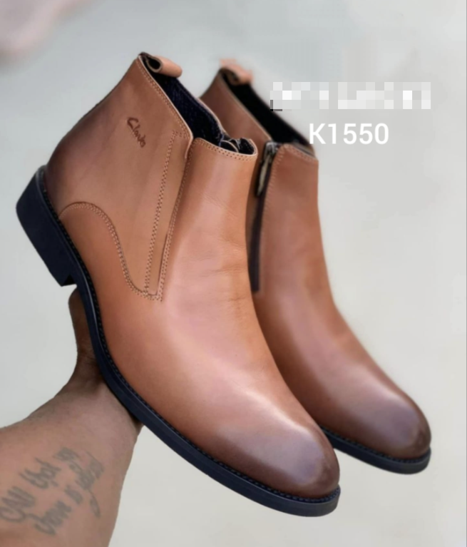Chelsea boots, demi-season genuine leather