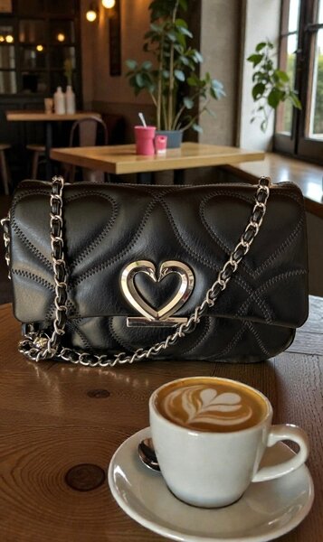 Sac bandoulière cuir chic