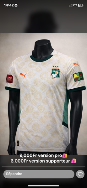 Maillot de Football Équipe