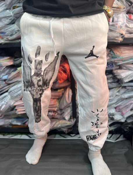 Pantalon streetwear imprimé