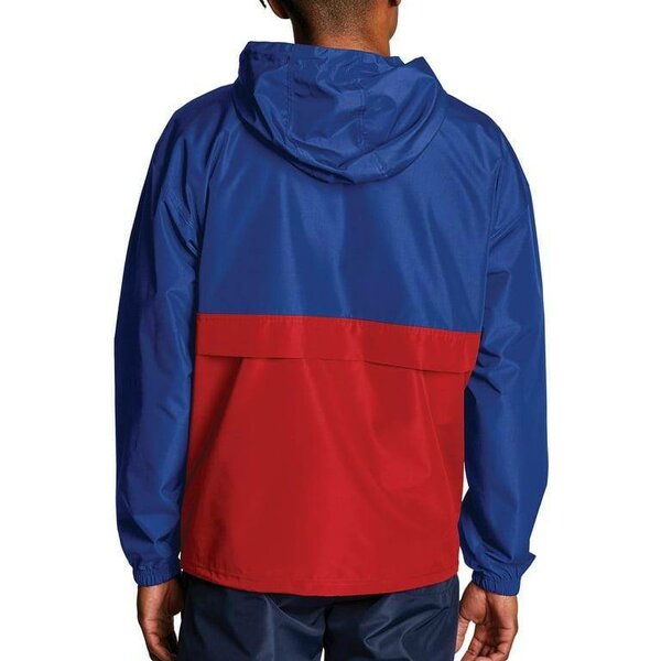 Veste à capuche Champion bleu-rouge