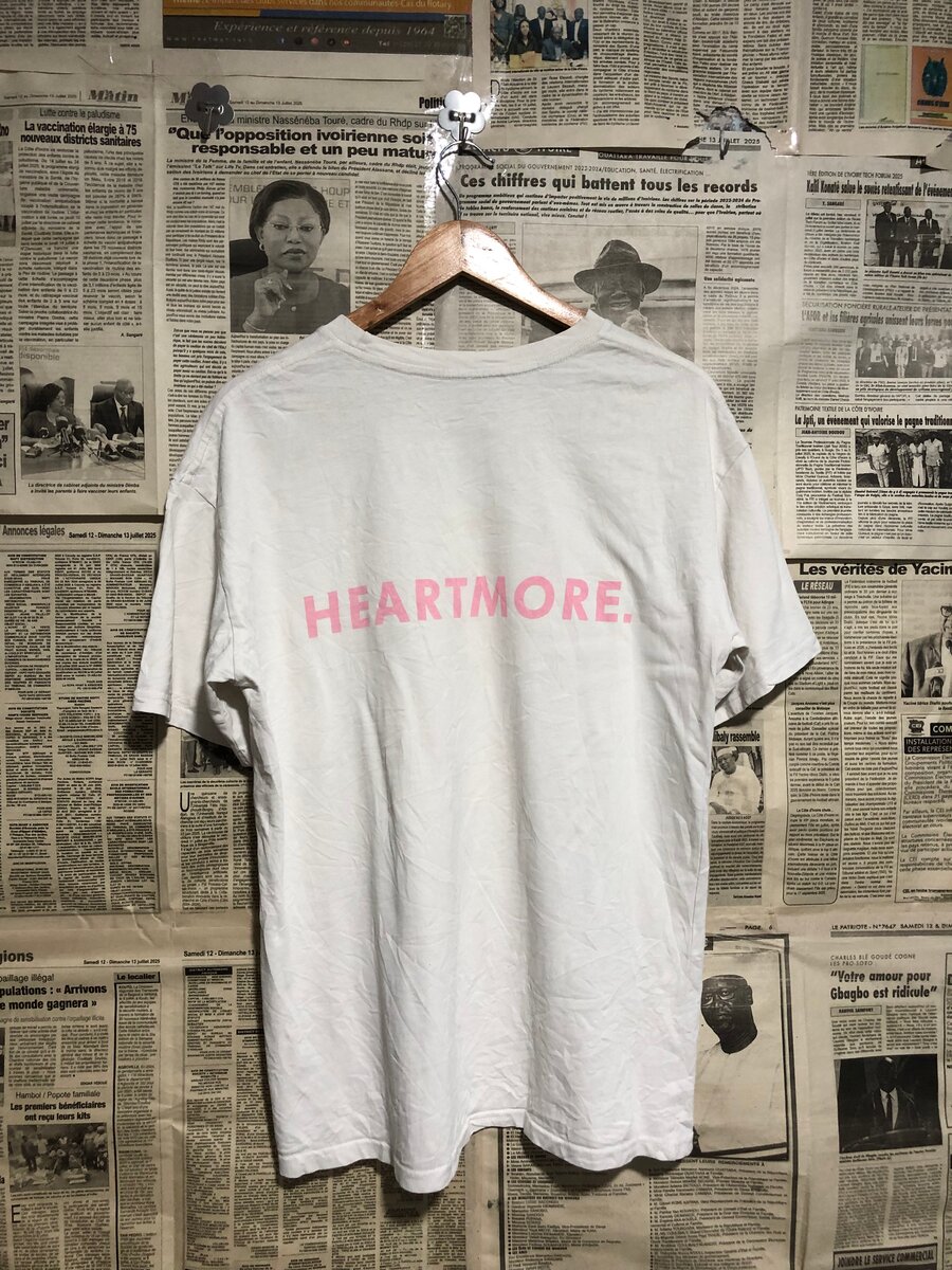 T-shirt blanc HEARTMORE