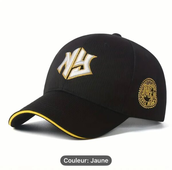 Casquette brodée élégante