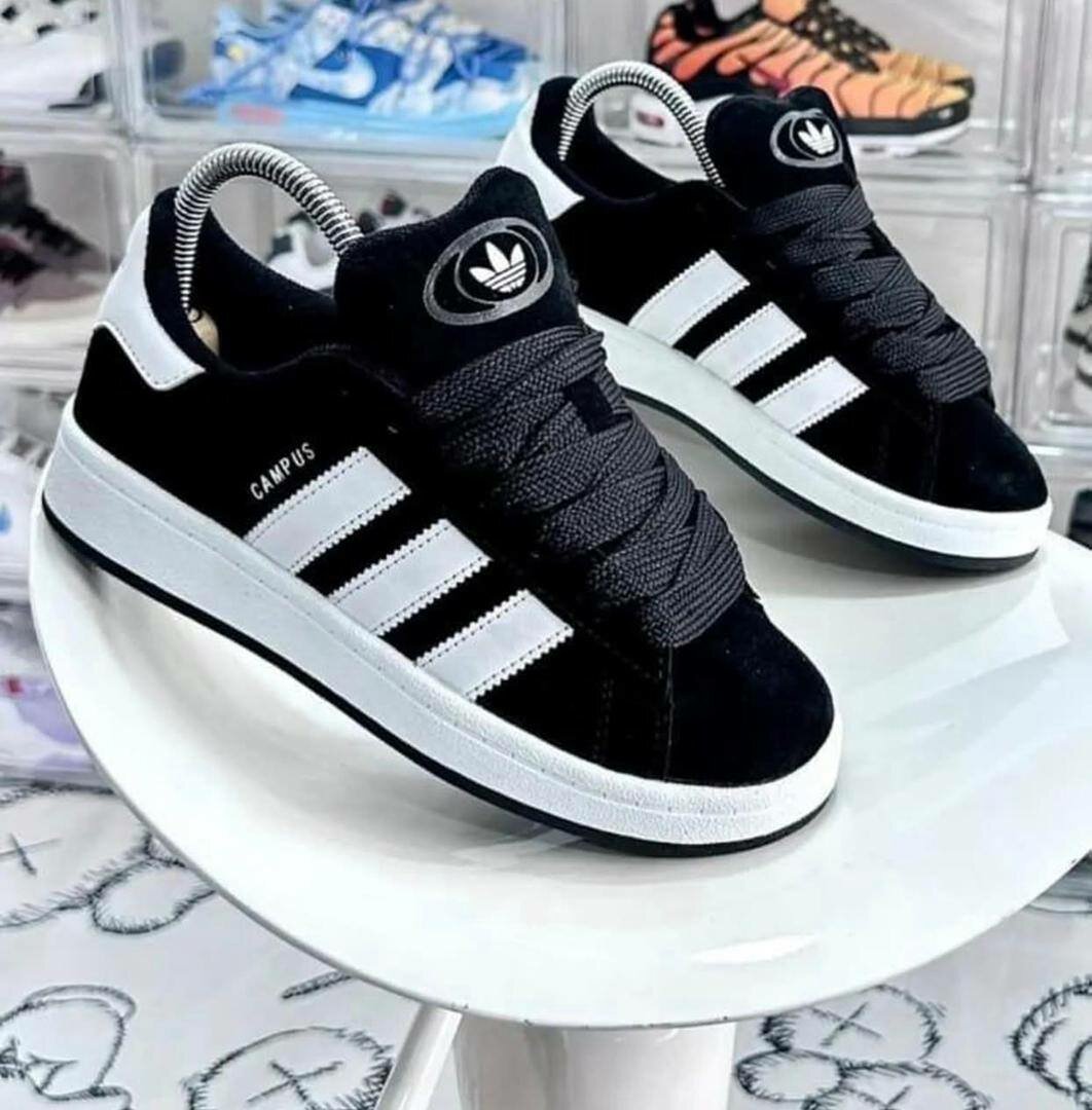 Sneakers noirs Campus élégants