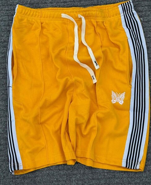 Shorts de sport jaunes homme