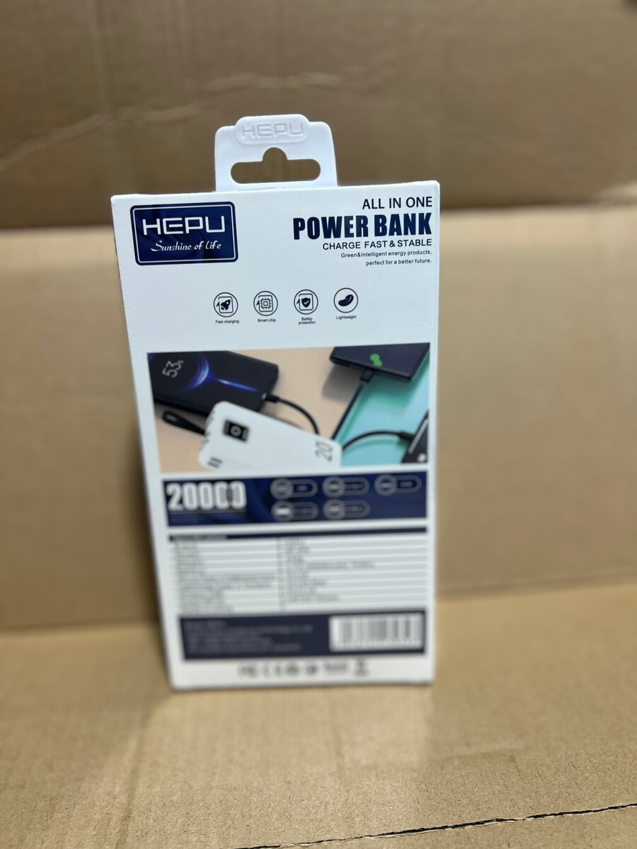 Power Bank HEPU 20000mAh
