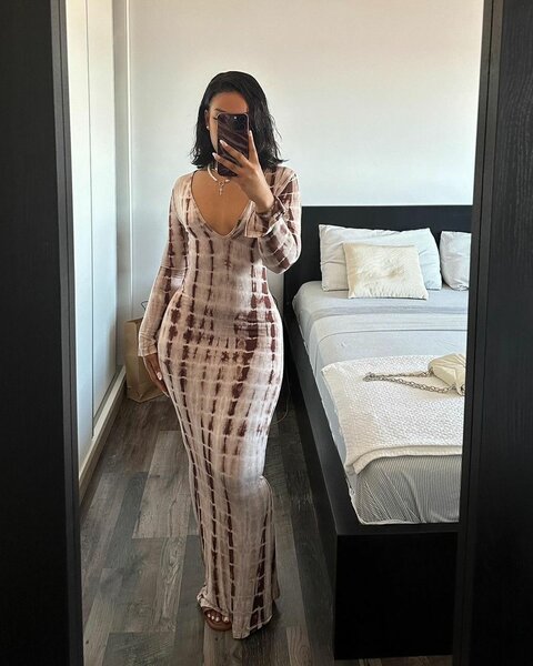 Robe longue élégante femme