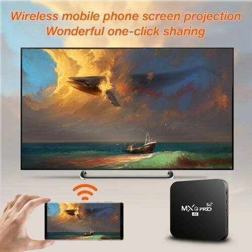 Android 12 TV Box 4K 2.4G/5.8G