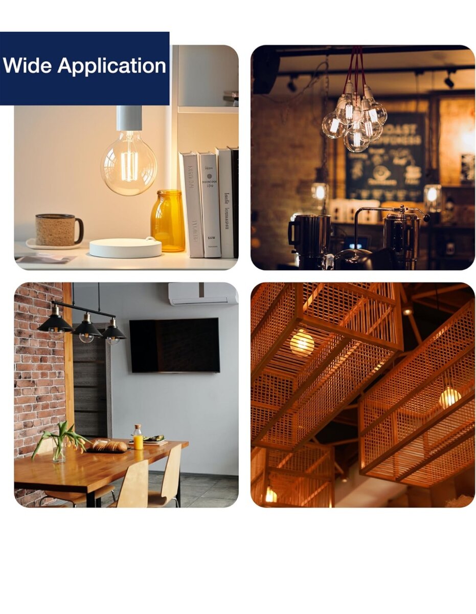 FLSNT Dimmable E27 Screw Bulb, 5.5W(40W Equivalent)