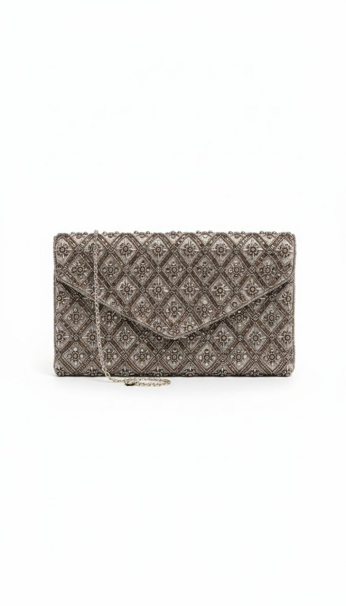 Pochette élégante à motifs