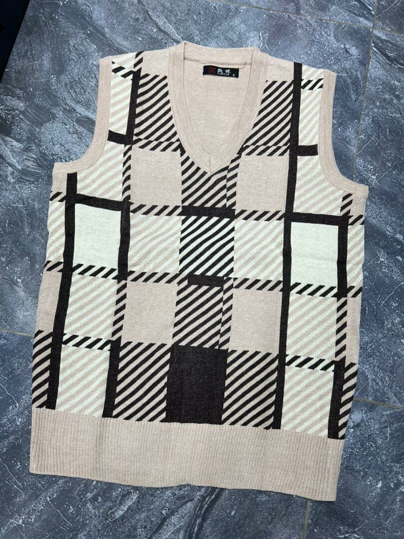 Men's Patterned Knit Vests
