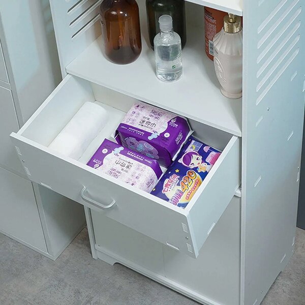 Armoire de rangement salle de bain étroite