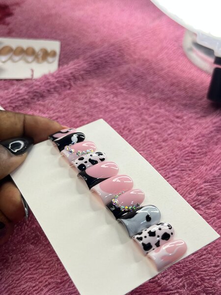 Faux ongles français designs