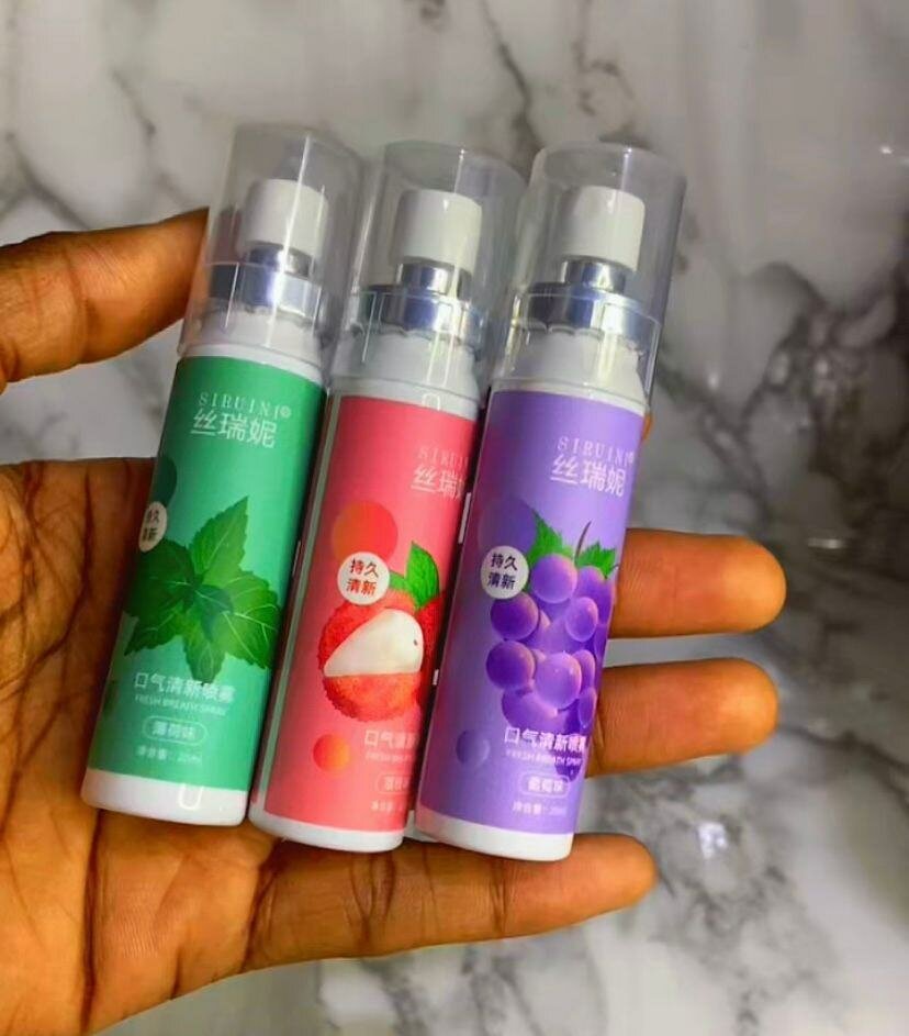 Spray de bouche saveurs variées