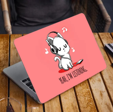 Yeah I am Listing - Laptop Skin Vinyl Sticker Decal, 13 13.3 14 15 15.4 15.6 inch Laptop Skin Sticker Cover Art Decal Protector Fits All Laptops