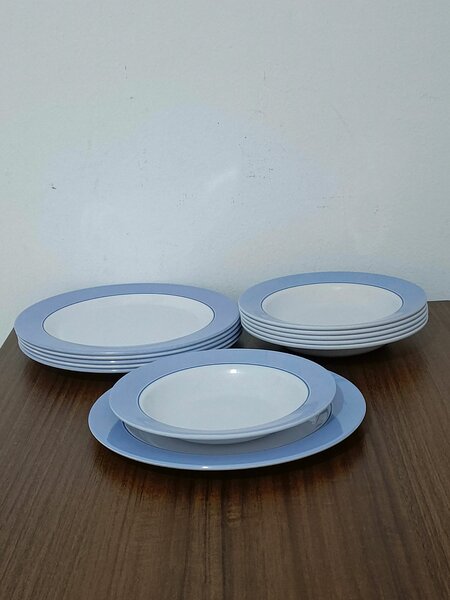 24 assiettes en mélamine lourd