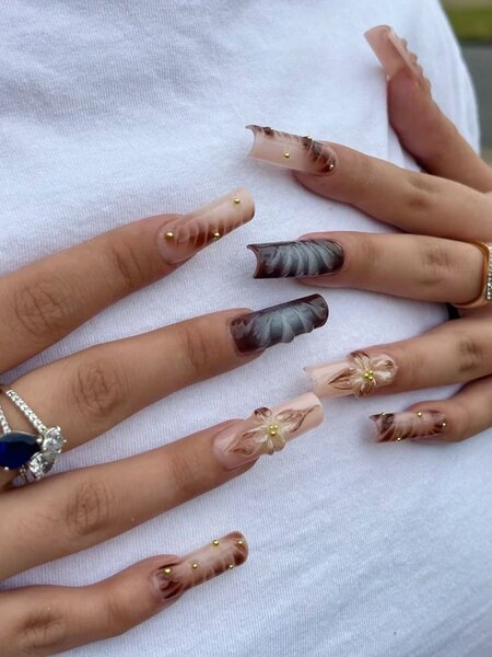 Stylish Faux Ongles Longs