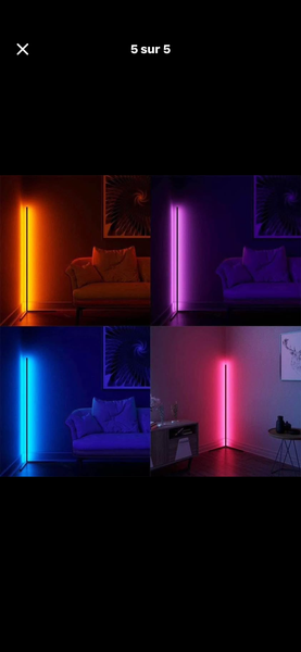 Lampe LED RVB Multicolore