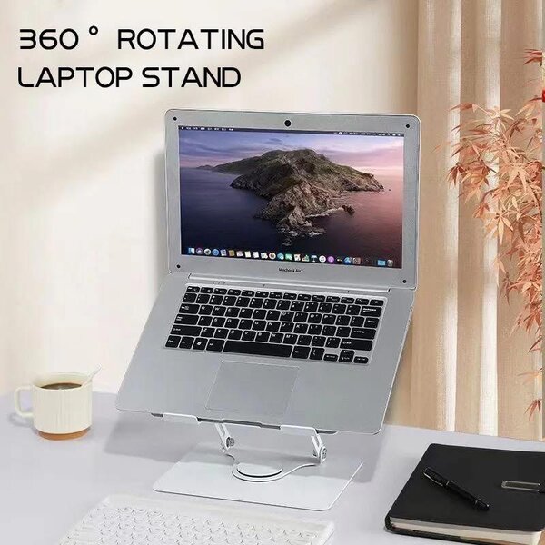 Support PC portable rotatif 360°