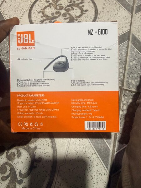 Écouteurs JBL Sans Fil Super Bass