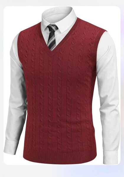 Pull-over sans manches beige