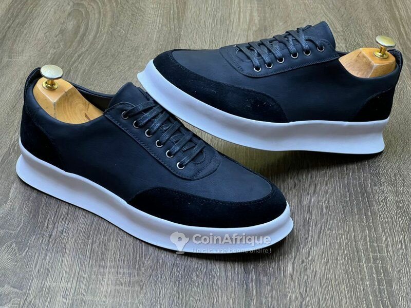 Chaussures décontractées pour homme en cuir