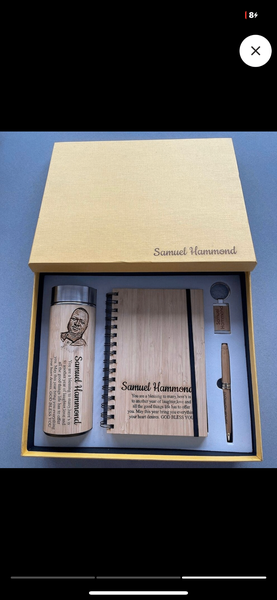 Bamboo flask set