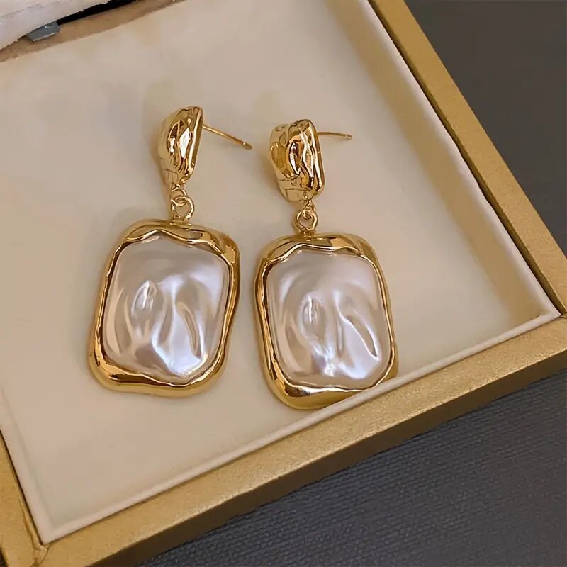 water pearl earings