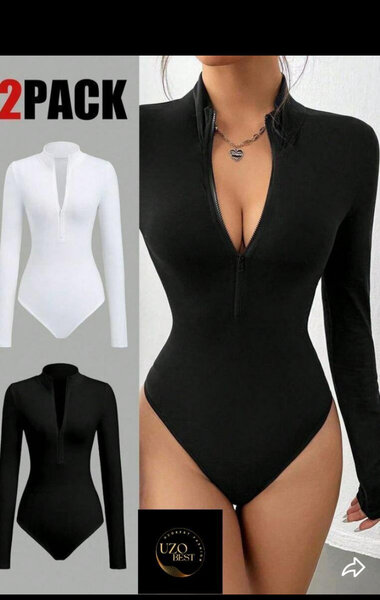 Lot de 2 bodys à manches longues