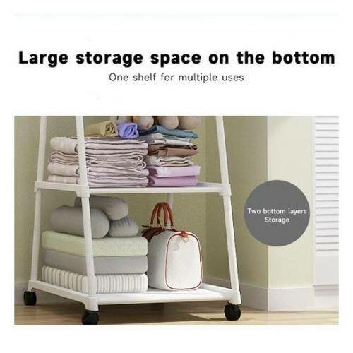 Portant vêtements avec étagères