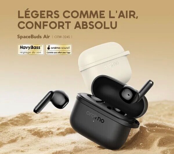 Écouteurs Bluetooth sans fil Oraimo SpaceBuds Air