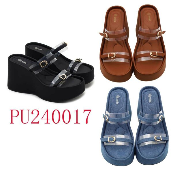 Sandales compensées élégantes