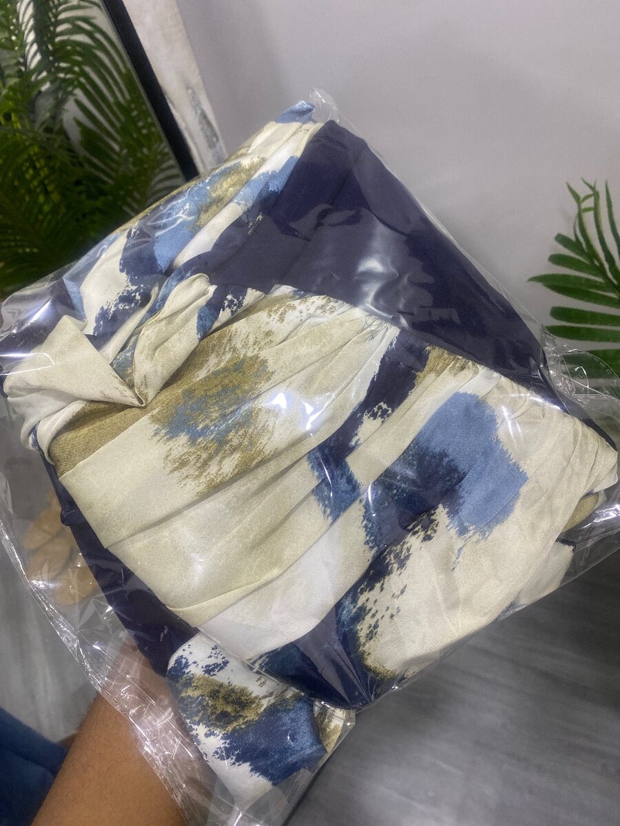 Robe Maxi Élégante Bleu