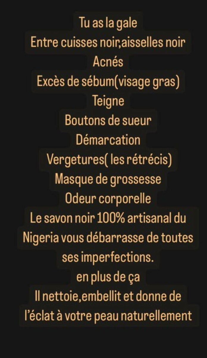 Savon Noir Artisanal Nigérian