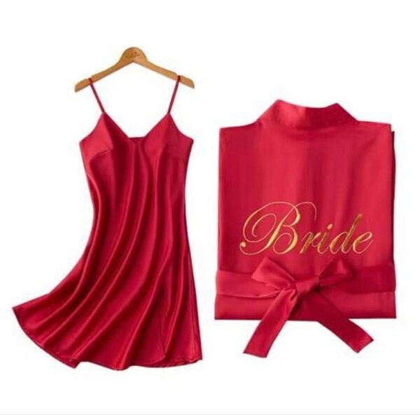 Robe et nuisette "Bride"