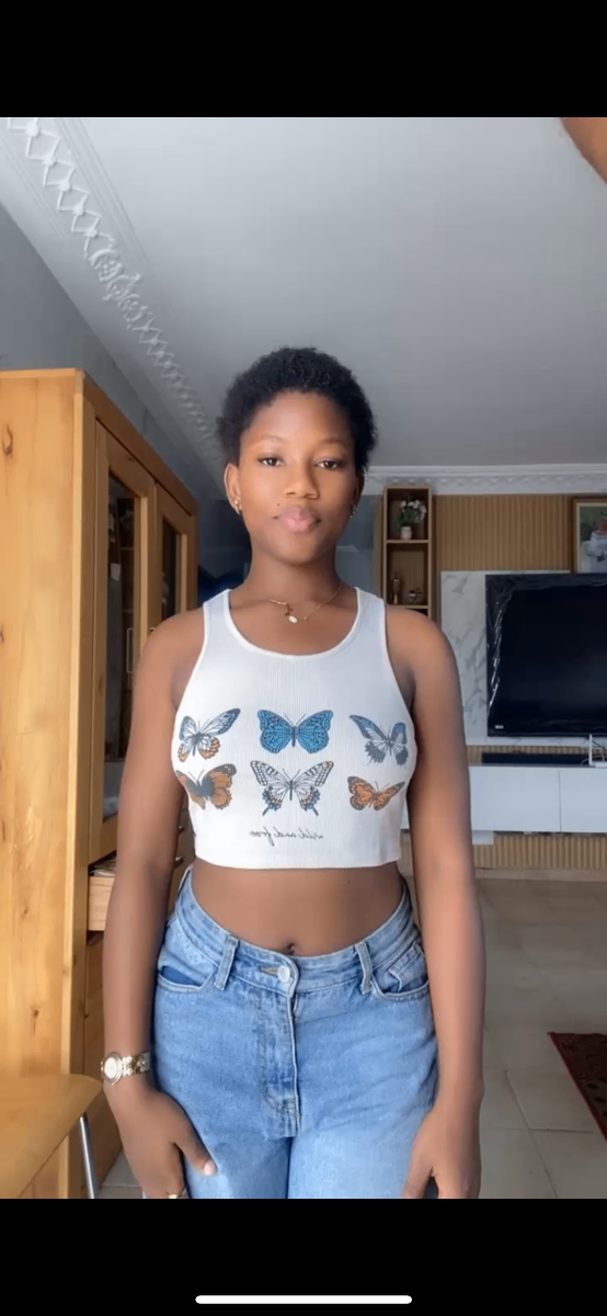 Crop top  frip tendance femme