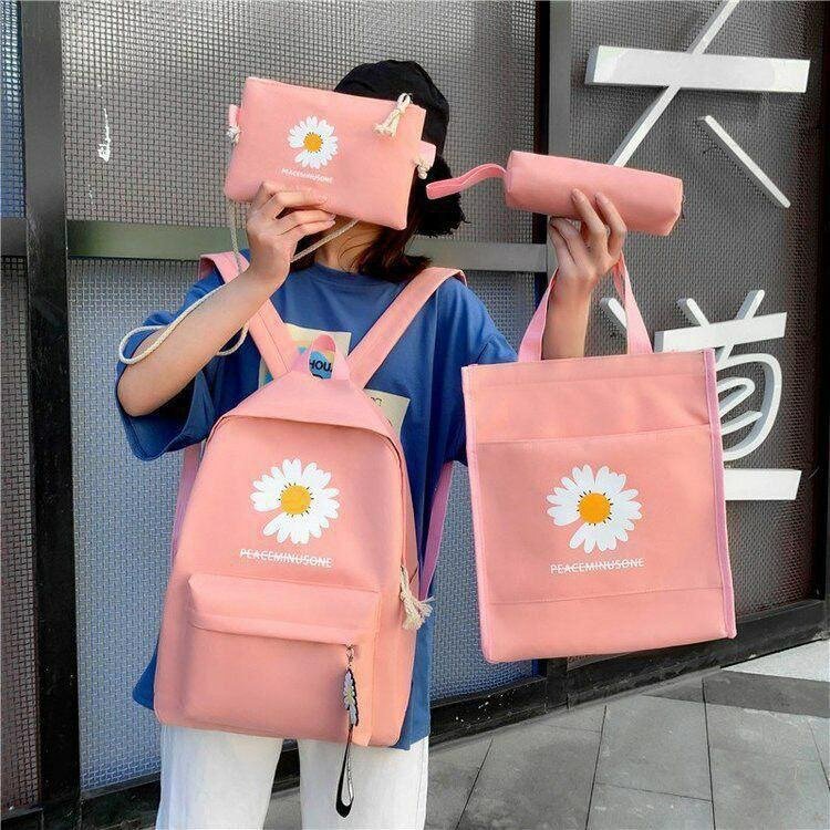 Set de sacs à dos fleurs