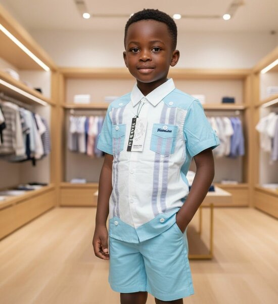 Ensemble d'été garçon en coton