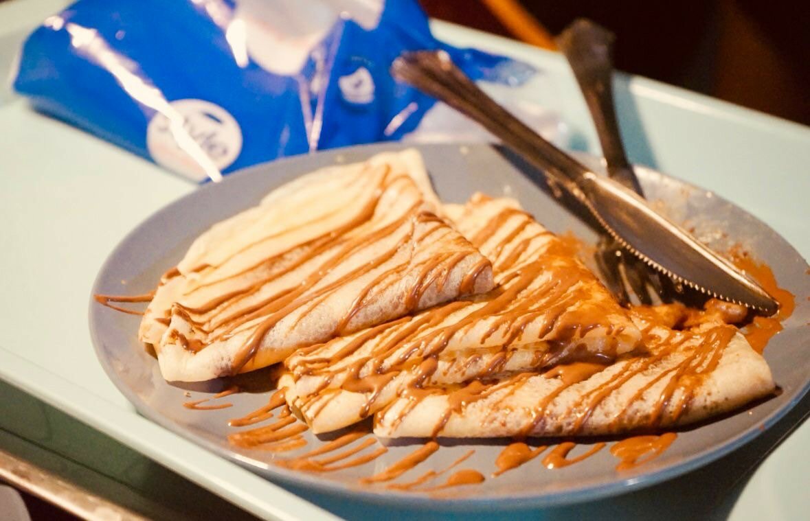 Crêpes au chocolat onctueuses
