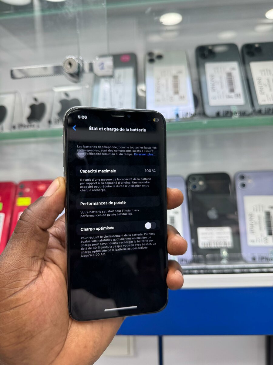 iPhone X sans ID 64Go  Dos fis