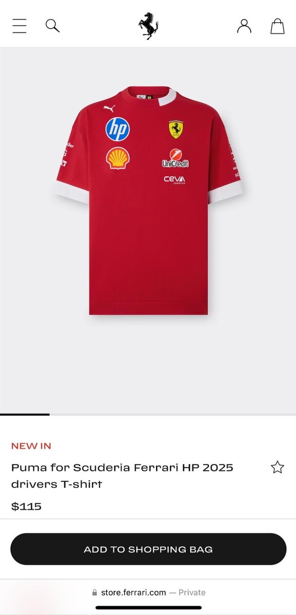 Puma for Scuderia Ferrari HP