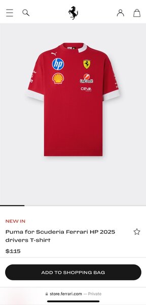 Puma for Scuderia Ferrari HP