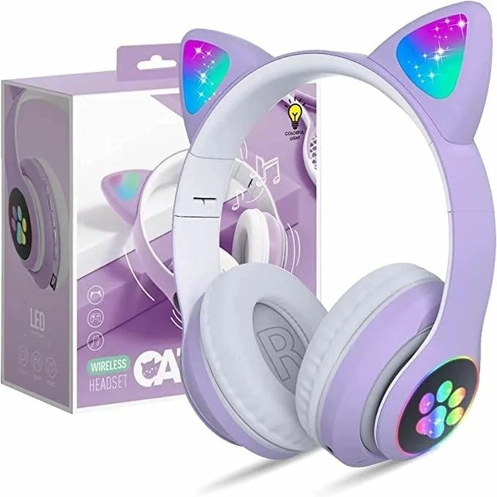 Casque sans fil oreilles LED