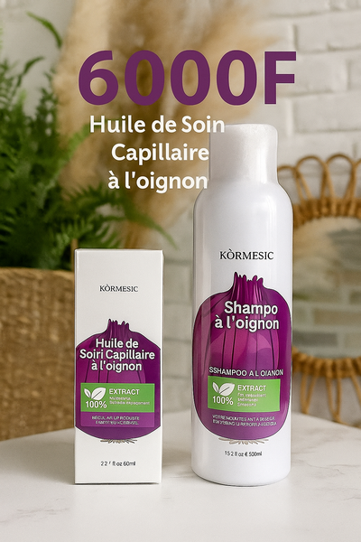 Shampoing et Huile d'Oignon