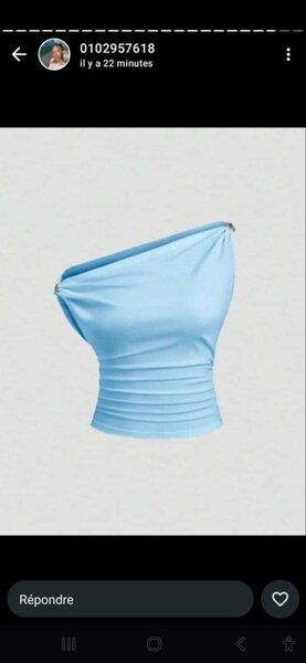 Top asymétrique tendance