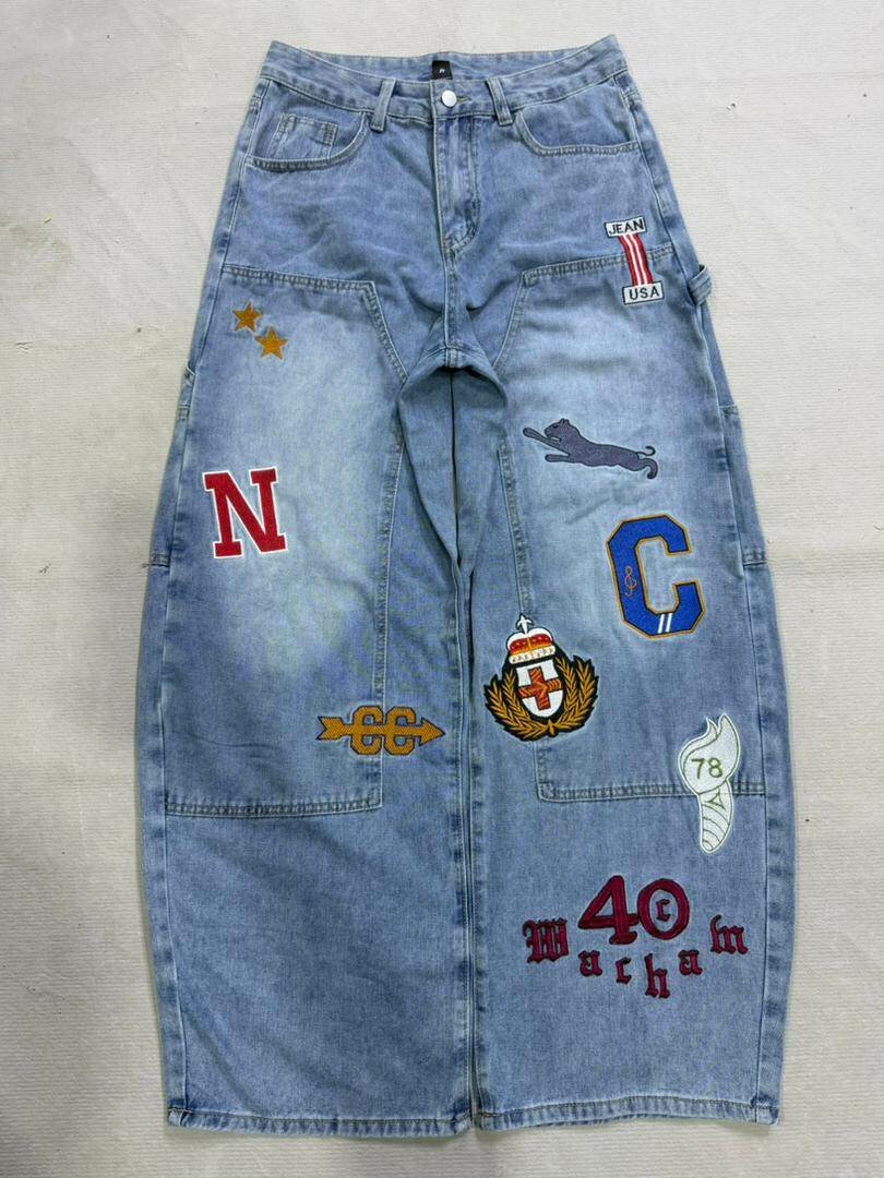 Jeans personnalisés brodés pour homme